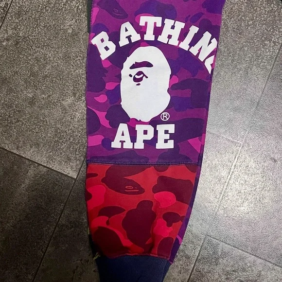 Traded* BAPE Camo Mix Pull on Joggers - The Bathing Ape - Picture 8 of 11